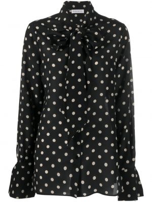 Копринена блуза на точки Nina Ricci