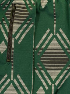Spodnie sportowe z nadrukiem Needles zielone
