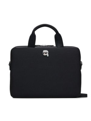 Geantă pentru laptop Karl Lagerfeld negru