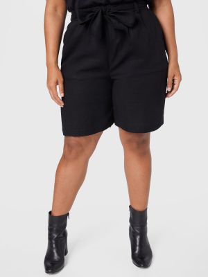 Панталон Selected Femme Curve черно