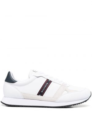 Stripete sneakers Tommy Hilfiger hvit