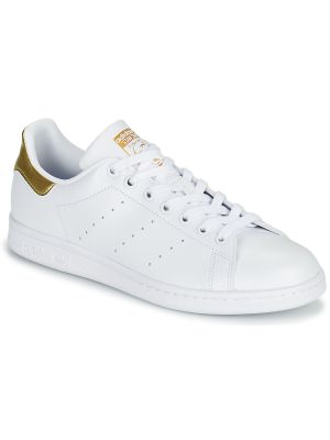 Pantofi cu toc cu toc cu toc plat Adidas Originals alb