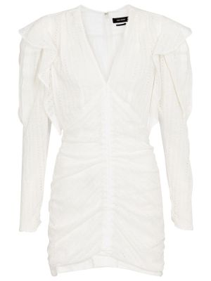 Sukienka mini bawełniane Isabel Marant - biały