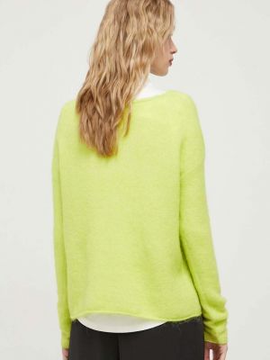 Gyapjú pulóver American Vintage zöld