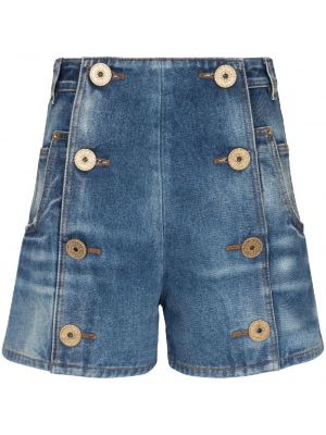 Shorts aus baumwoll Balmain blau
