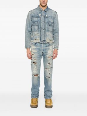 Distressed straight jeans Kenzo