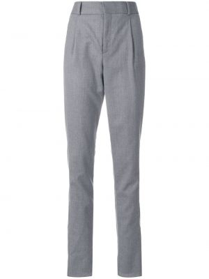 Pantalones rectos Saint Laurent gris