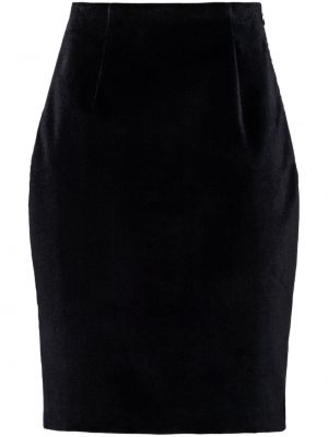 Βαμβακερή φούστα Prada μαύρο