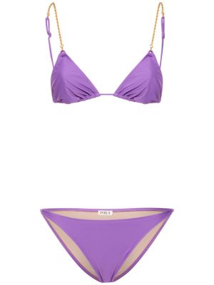 Bikini con cuentas Dolla Paris violeta