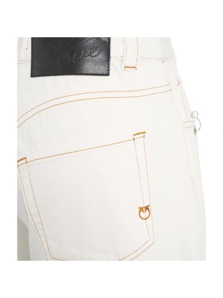 Pantalones cortos vaqueros Pinko blanco