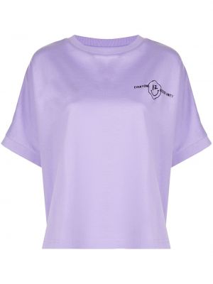 Camiseta con estampado Izzue violeta
