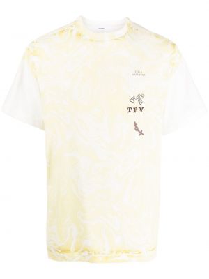 Тениска с принт Toga жълто