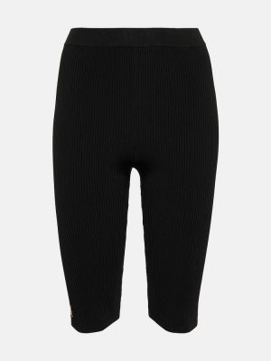 Pantaloni scurți Saint Laurent negru