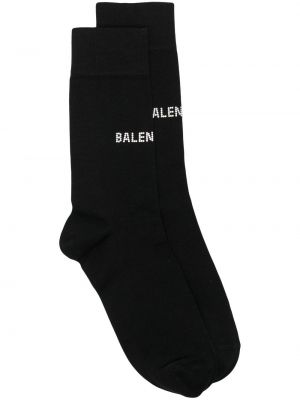Krištáľové ponožky Balenciaga čierna