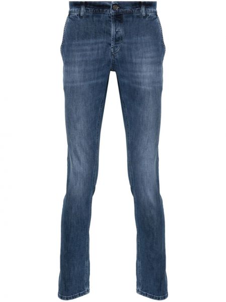 Skinny fit džínsy s potlačou Dondup modrá