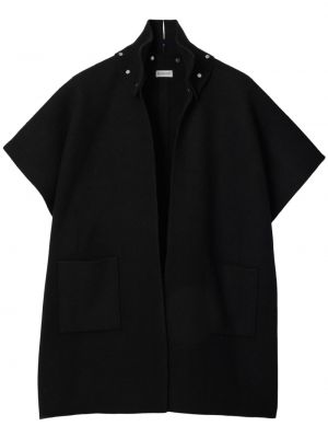 Kašmírový kabát Burberry čierna