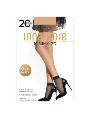 Женские носки Innamore, капроновые, 20 den, UNI черный