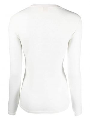 Pull en tricot col rond Closed blanc