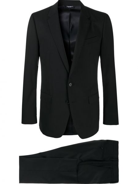 Вълнен костюм Dolce & Gabbana черно