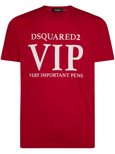Тениска Dsquared2 червено