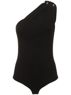 Body de tela jersey Michael Kors Collection negro