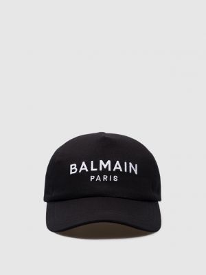 Вишита кепка Balmain чорна