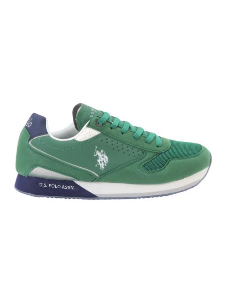 Sneakersy wsuwane sportowe U.s Polo Assn. zielone