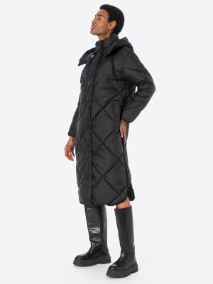 Voľný priliehavý zimný kabát S.oliver čierna