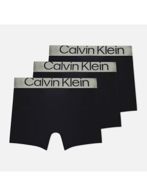 Хлопковые трусы Calvin Klein Underwear черные
