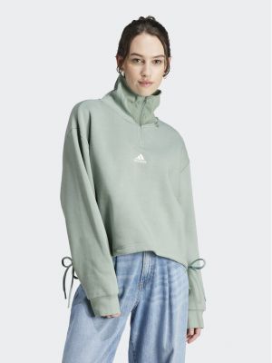 Džemperis oversize Adidas žalia