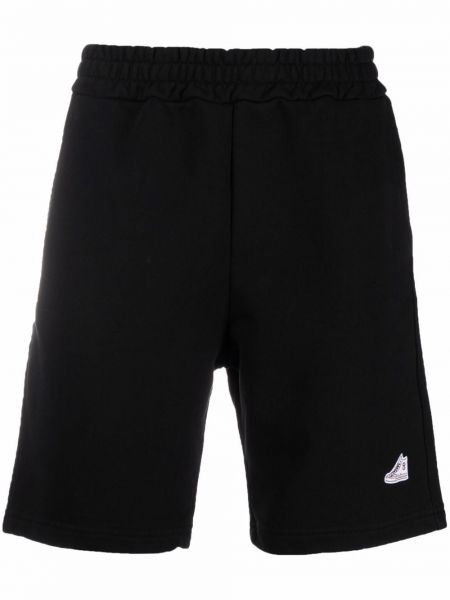 Pantalones cortos deportivos con estampado Converse negro