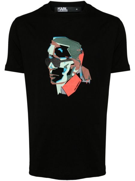 T-shirt Karl Lagerfeld sort