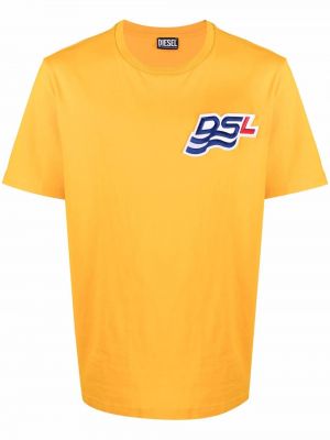 Тениска Diesel жълто
