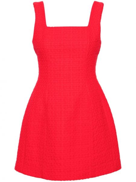 Φόρεμα tweed Maje κόκκινο