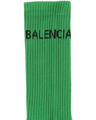 Șosete din bumbac Balenciaga verde