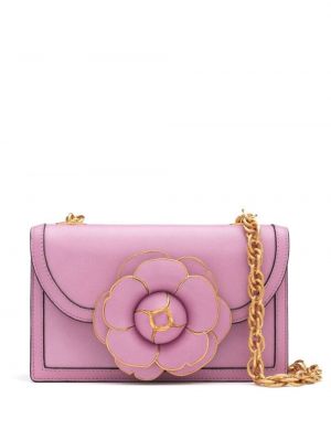 Crossbody väska Oscar De La Renta rosa