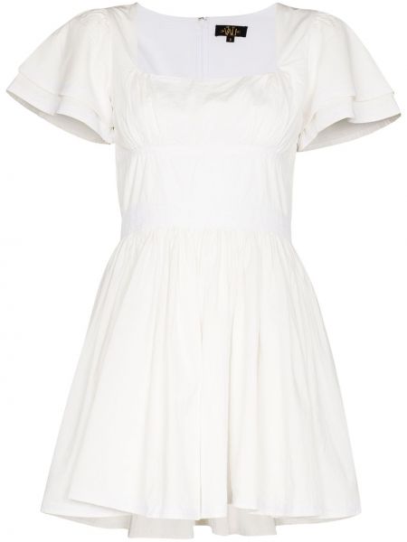 Mini vestido De La Vali blanco