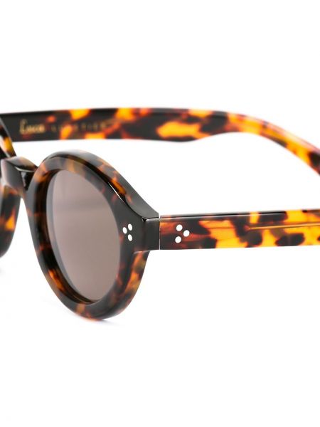 Okulary przeciwsłoneczne Lesca brązowe