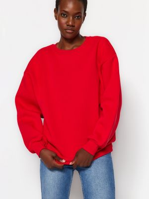 Bluza oversize Trendyol czerwona