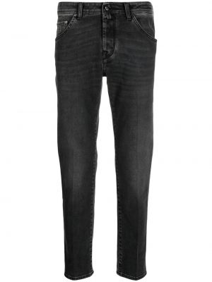 Slim fit skinny fit-jeans Jacob Cohën svart