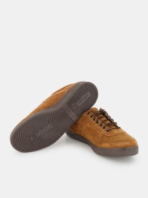 Замшевые кроссовки Morrison коричневые