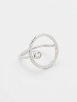 Кольцо Perles серебряное