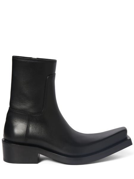 Botas de cuero Balenciaga negro