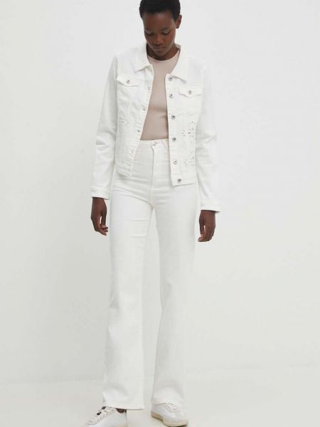 Kurtka jeansowa Answear Lab biała