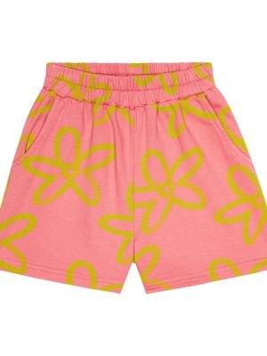 Trykt bomuld shorts for piger Jellymallow pink