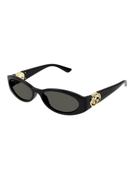 Okulary przeciwsłoneczne retro Gucci czarne