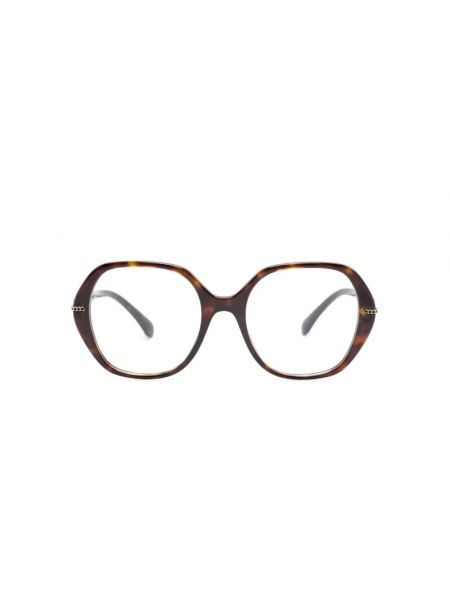 Okulary korekcyjne Chanel brązowe