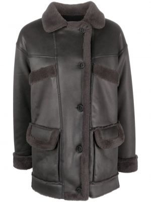 Obojstranný kožený kabát Urbancode