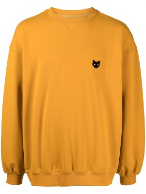 Sweatshirt mit rundem ausschnitt Zzero By Songzio orange