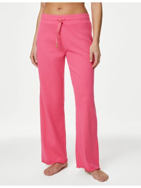 Kalhoty Marks & Spencer růžové